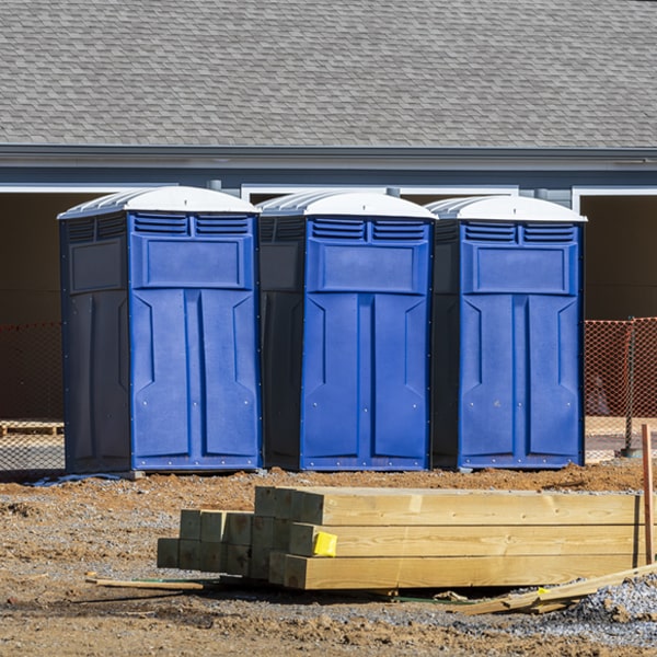 are there any restrictions on where i can place the porta potties during my rental period in Carney